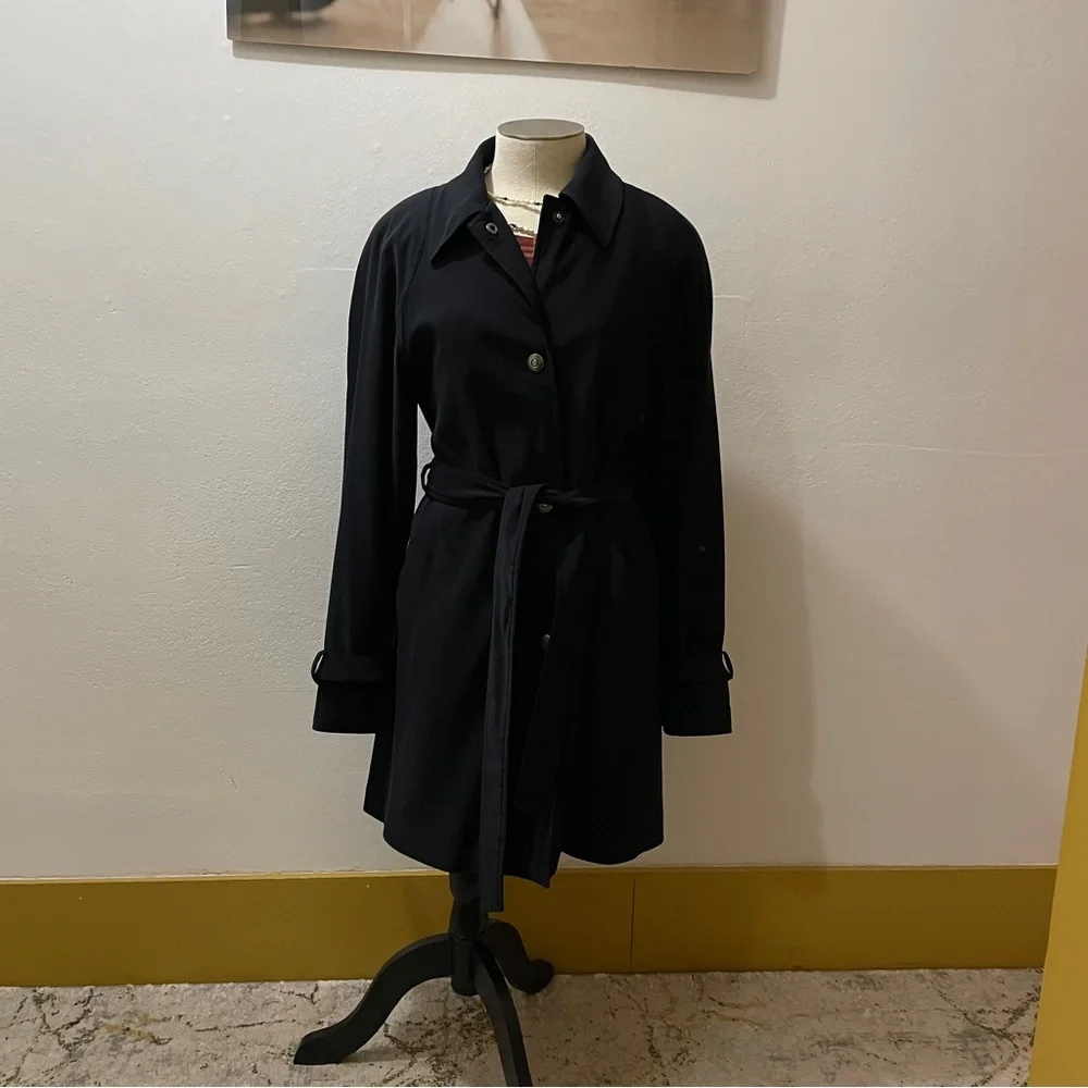 Vintage Liz Claiborne Classic Raincoat - Size 4 - Picture 1 of 14